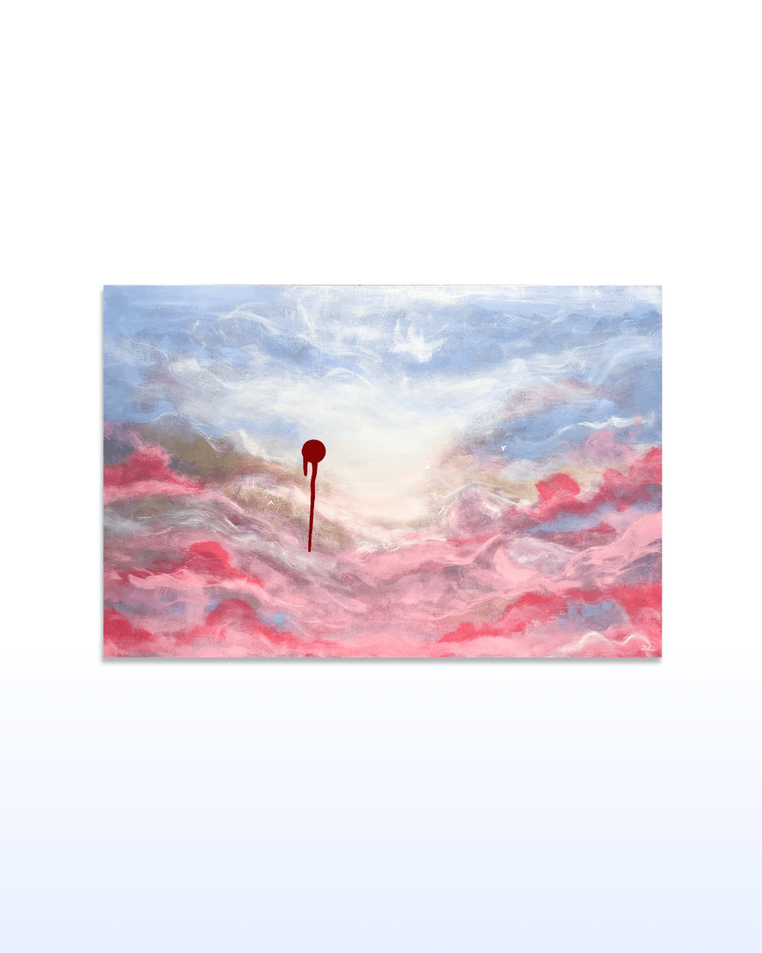 Nothing Around Us, 2026, Oil on canvas, 60 x 80 cm